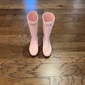 Hunter Kids Pink Boots